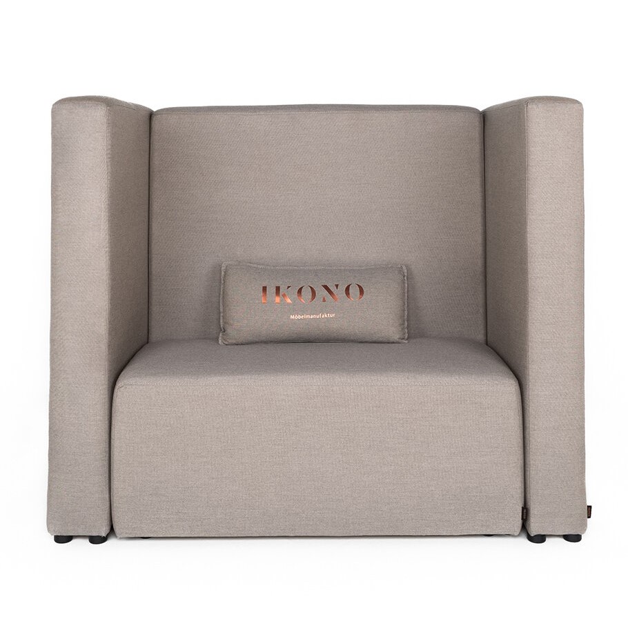 Dvojité sofa s barierou
