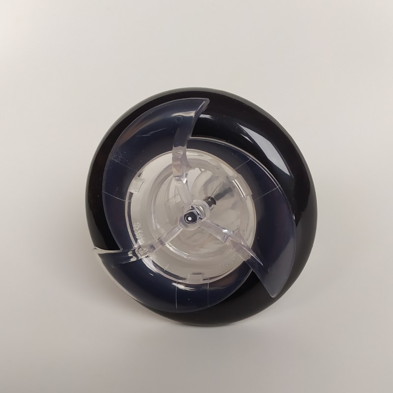 Hydromasážní tryska malá - černo - průhledná