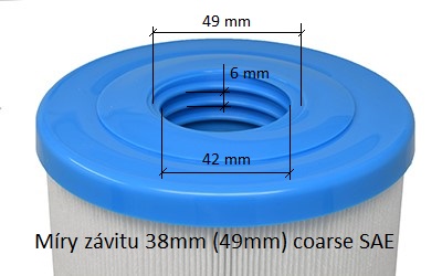 Filtr kartušový 10 sqft malý (š)