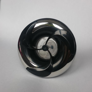 Hydromasážní tryska malá - nerez - černá - průhledná