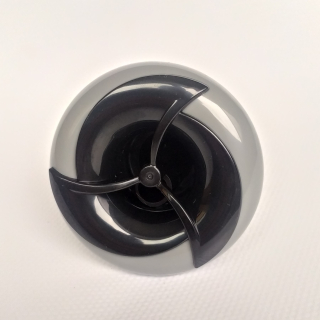 Hydromasážní tryska malá - šedo - černá