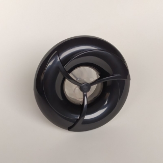 Hydromasážní tryska malá - černo - černá - průhledná