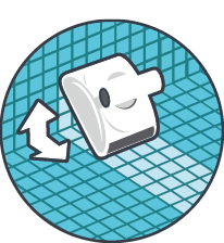 Čištění dna a stěn do výšky 40cm